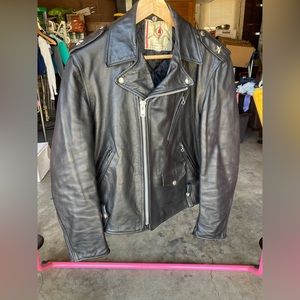 Beck Arnley/Schott one star leather jacket - vintage …